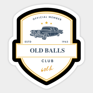 Old Balls Club Sticker